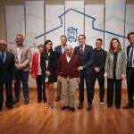 Conrado Íscar junto a los premiados 