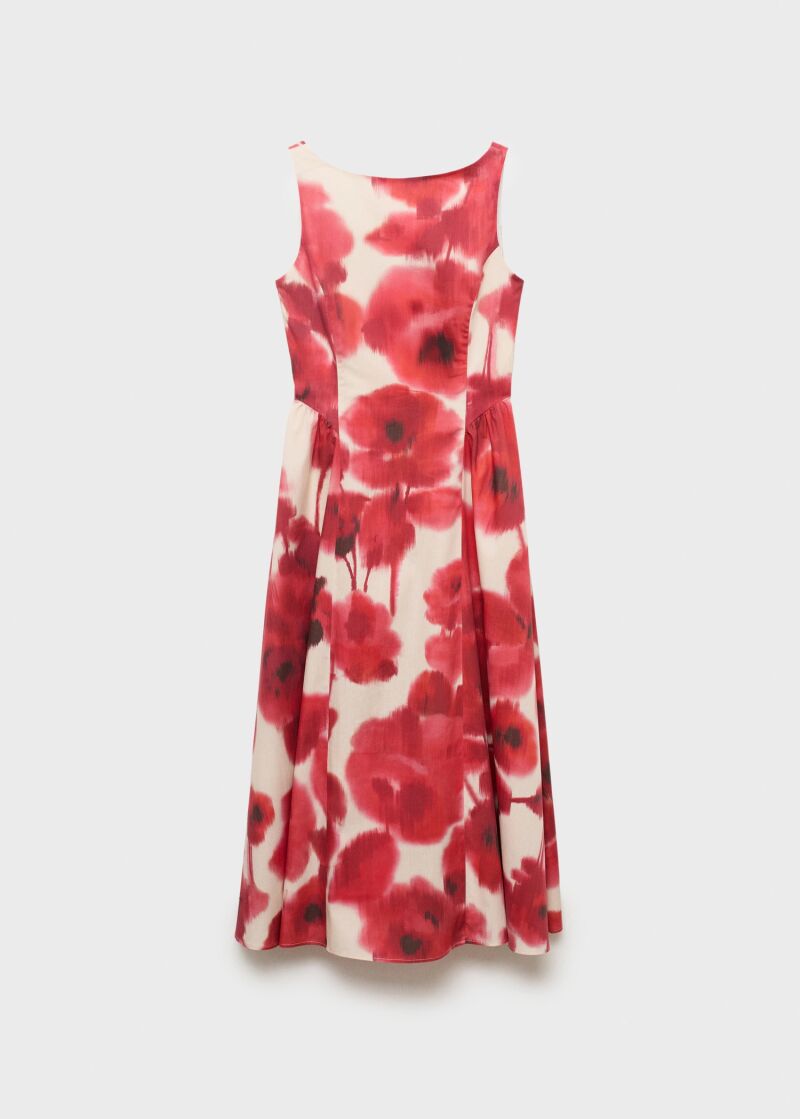 Vestido estampado.