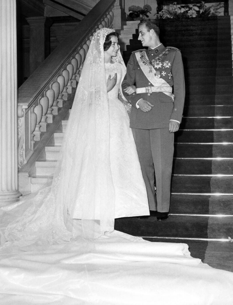 La boda de los actuales Reyes Juan Carlos I y Sofía en Grecia