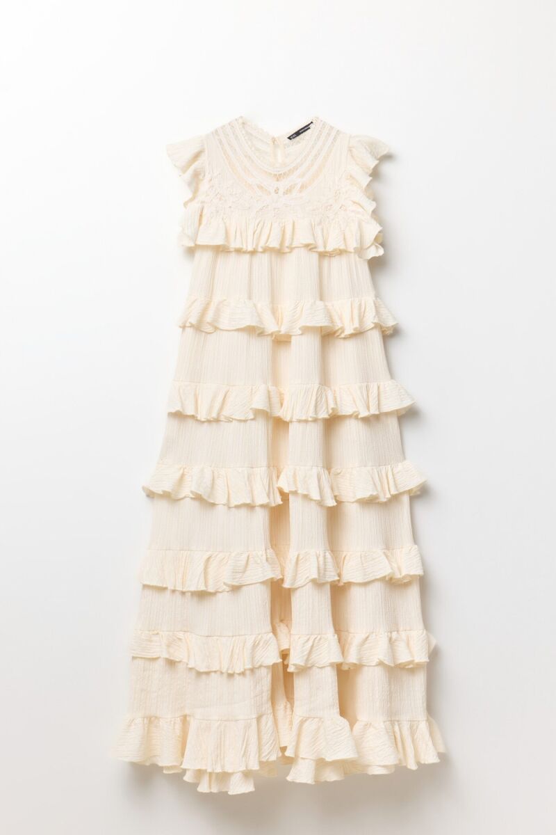 Vestido vuelo.