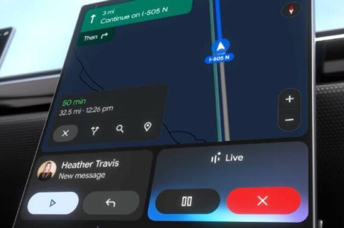 Google lleva Gemini Live a Android Auto: para qué podrás usar la IA mientras conduces.