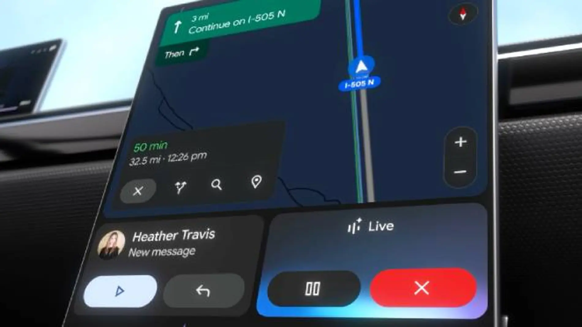Google lleva Gemini Live a Android Auto: para qué podrás usar la IA mientras conduces.