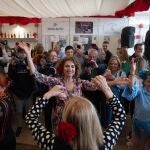 María Jesús Montero sí acudió a la Feria de Barcelona y convocó a los medios