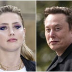 La actriz Amber Heard y el magnate Elon Musk