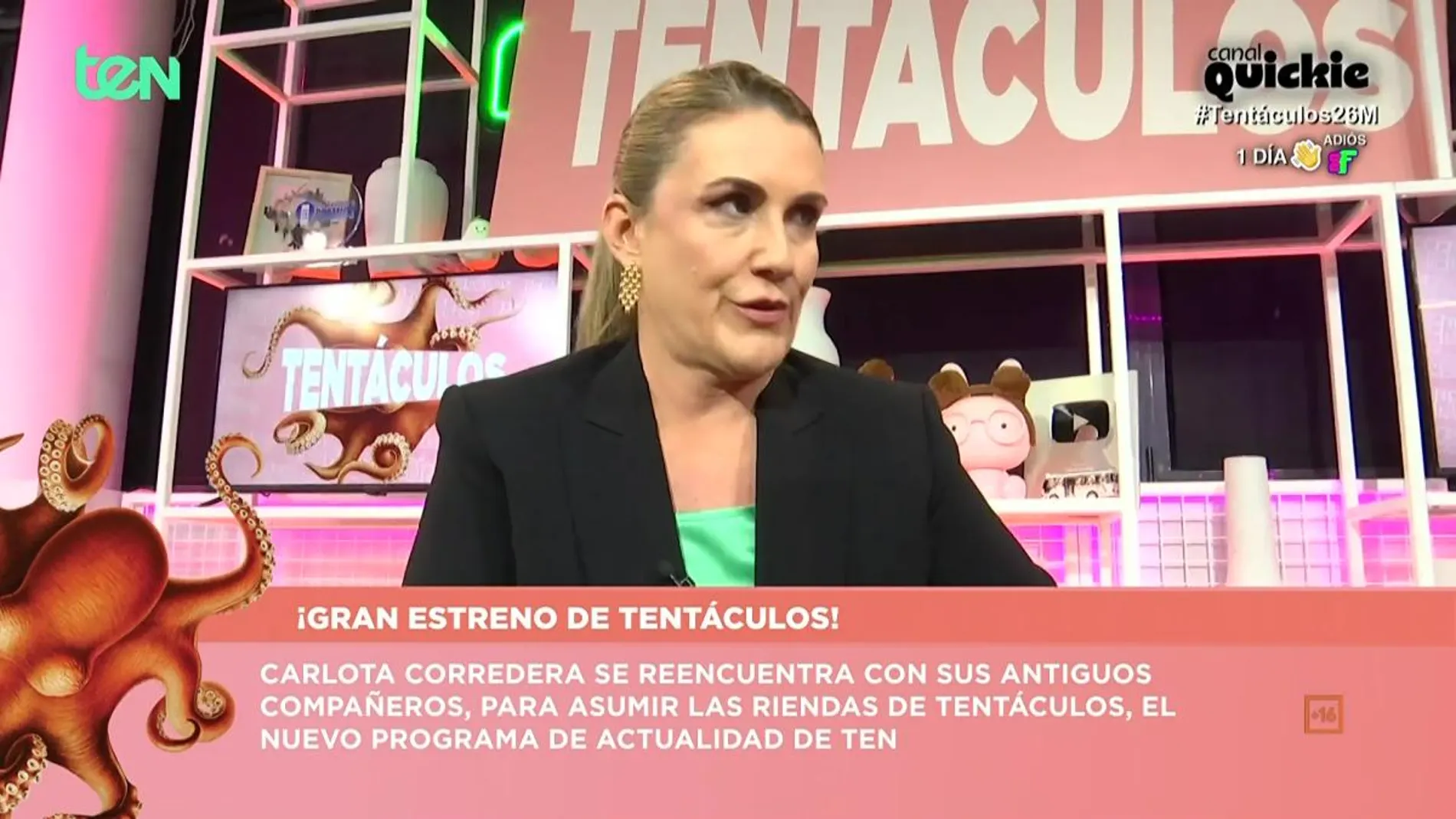 Captura de Carlota Corredera en 'Tentáculos'
