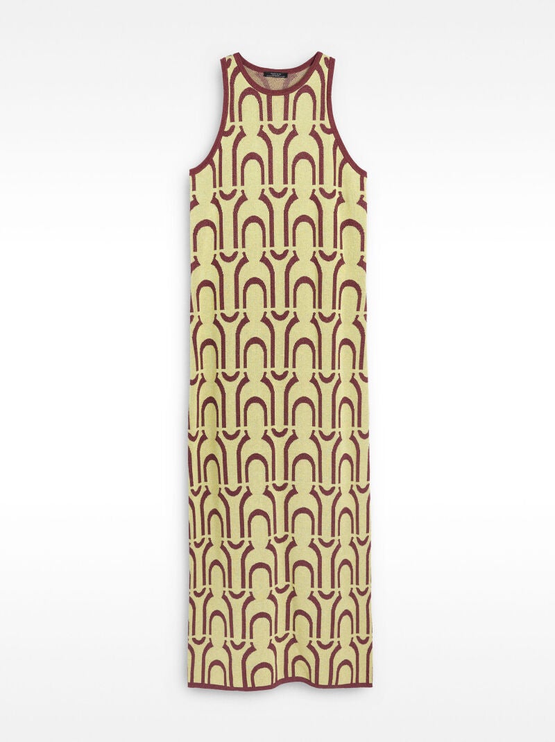 Vestido estampado.