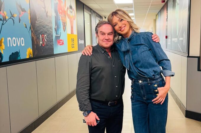 Susanna Griso con look denim.