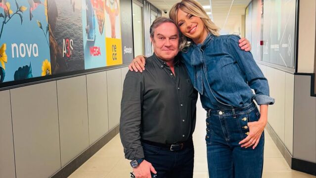 Susanna Griso con look denim.