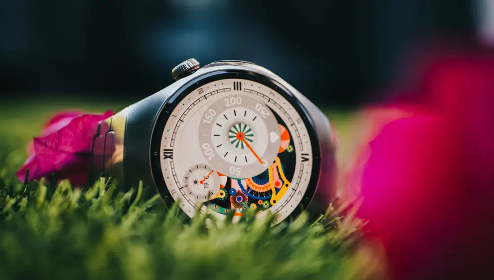 Un primer plano de la pantalla del HUAWEI Watch 5