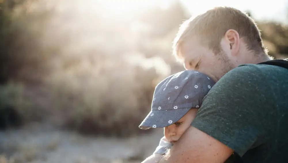 Padre con su bebé