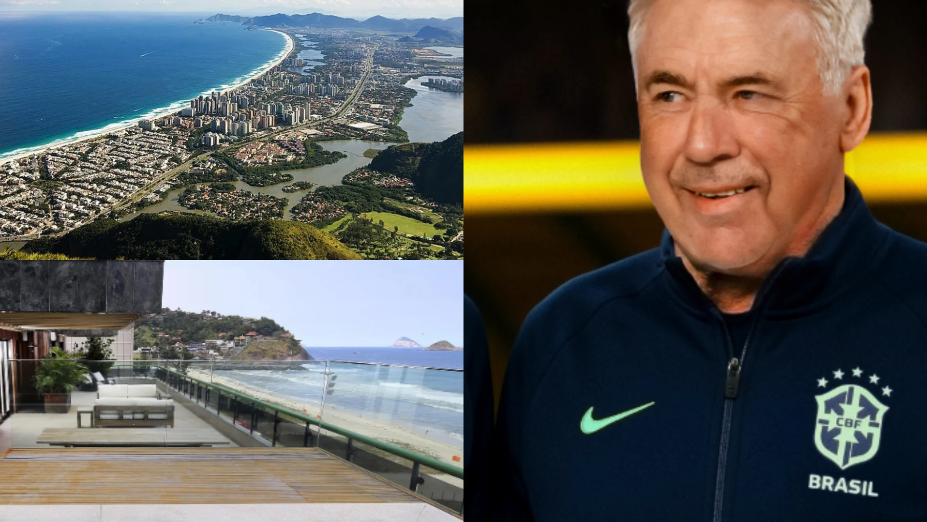 Así vivirá Carlo Ancelotti como flamante seleccionador de Brasil