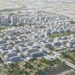 Visión general de la zona proyectada