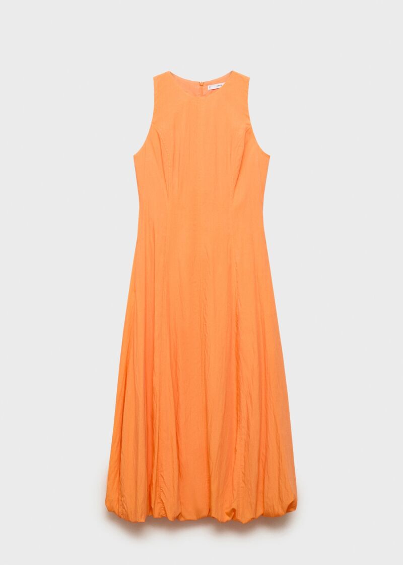 Vestido abullonado.