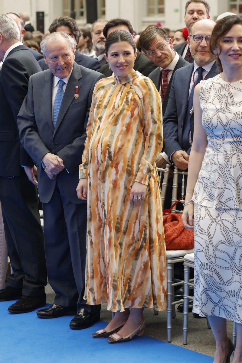 El look premamá de Teresa Urquijo.