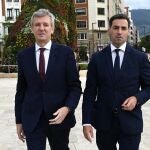 El lehendakari, Imanol Pradales, y el presidente de la Xunta de Galicia, Alfonso Rueda