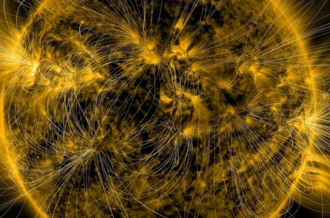 Alteración de los campos magnéticos solares