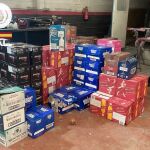Imagen de algunos de los productos recuperados