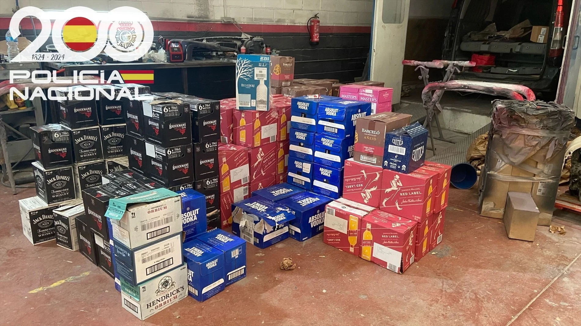 Imagen de algunos de los productos recuperados