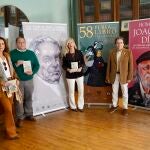 Presentación del programa de la 58ª Feria del Libro de Valladolid, con la participación de la concejal de Educación y Cultura del Ayuntamiento de Valladolid, Irene Carvajal; el director del certamen, Pedro Ojeda; y el presidente del Gremio de Libreros de Valladolid, Pablo de Garay.