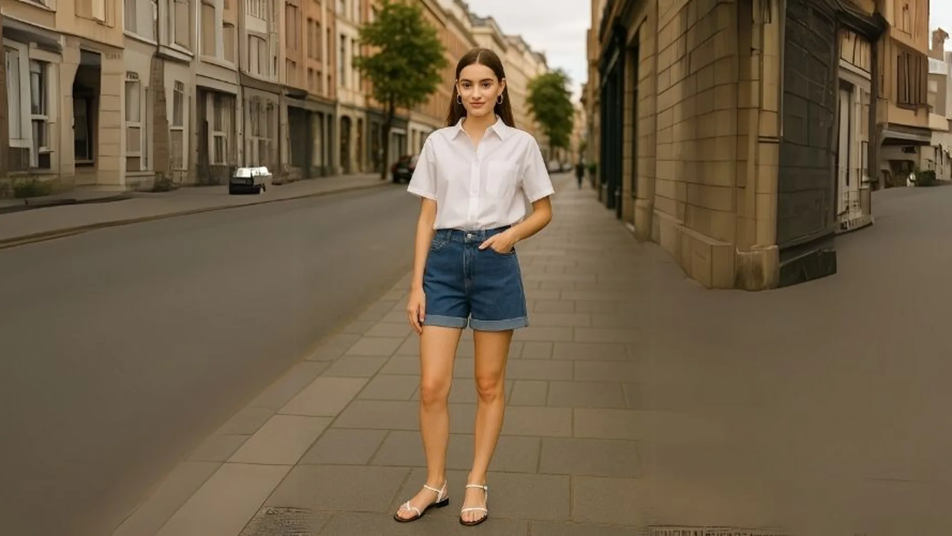 denim shorts ONLY ONLVEGA