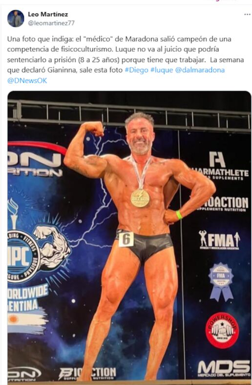 La imagen del médico ha provocado una gran indignación