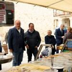 Miguel Ángel de Vicente durante una visita a Aguilafuente