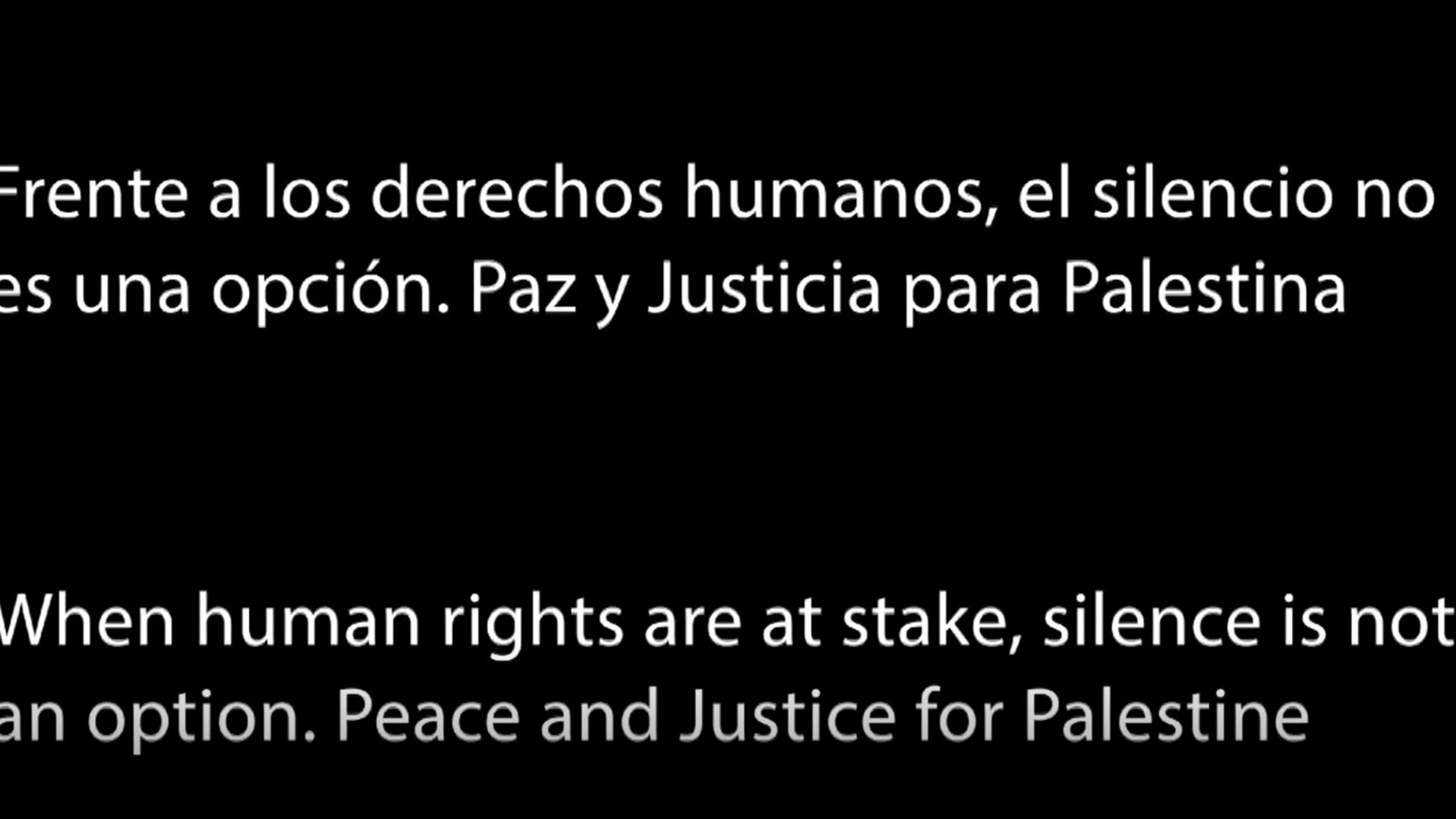 El Gobierno desafía a la organización de Eurovisión y RTVE comienza el especial con un alegato en favor de Palestina