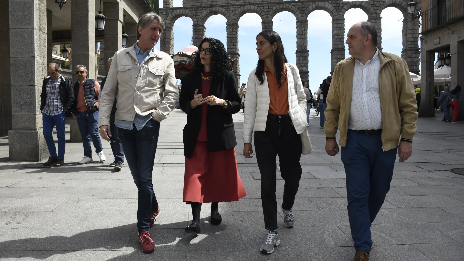 Carlos Martínez participa en un acto en Segovia