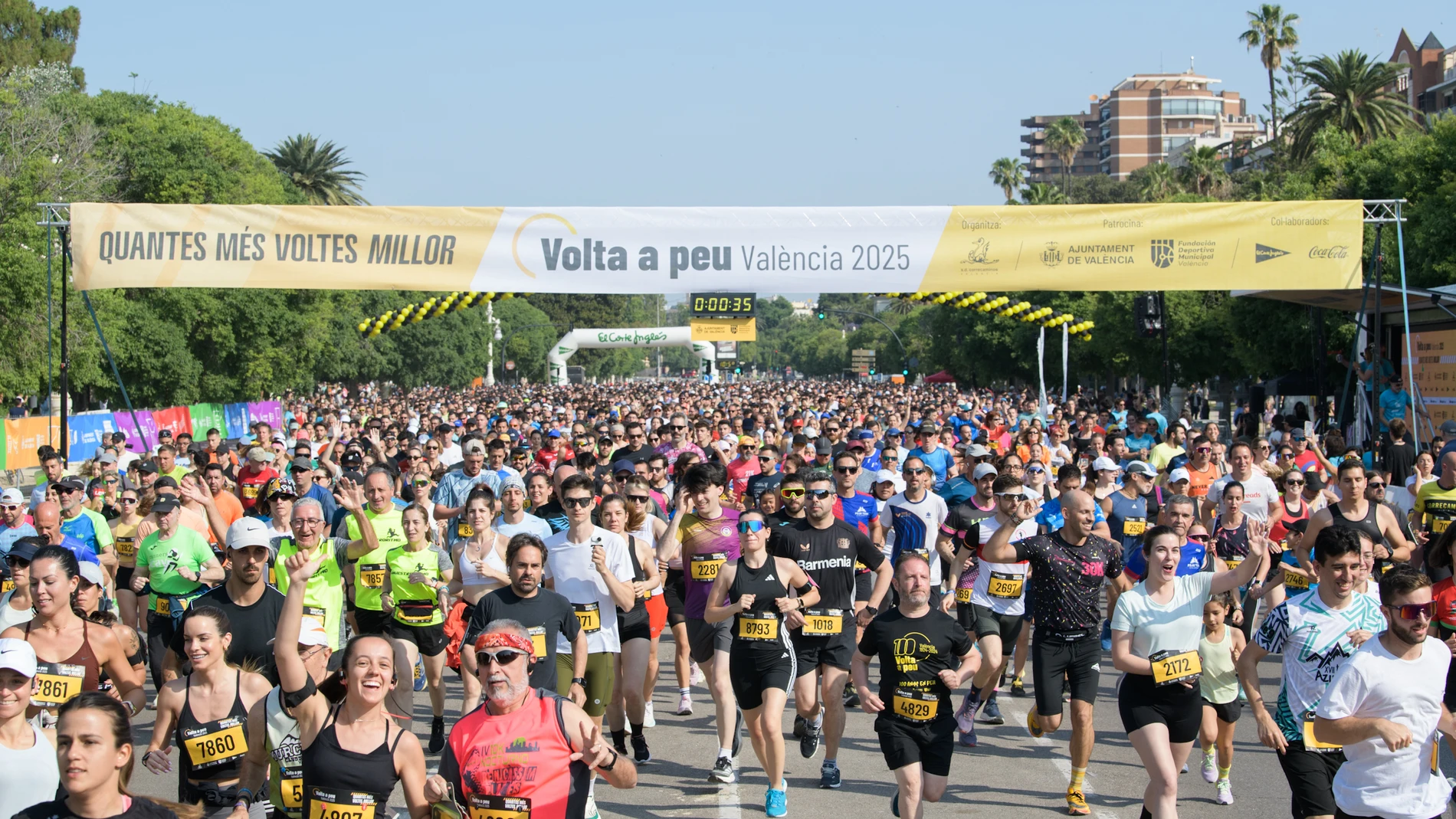 La Volta a Peu Valencia 2025 reúne a 8.500 personas