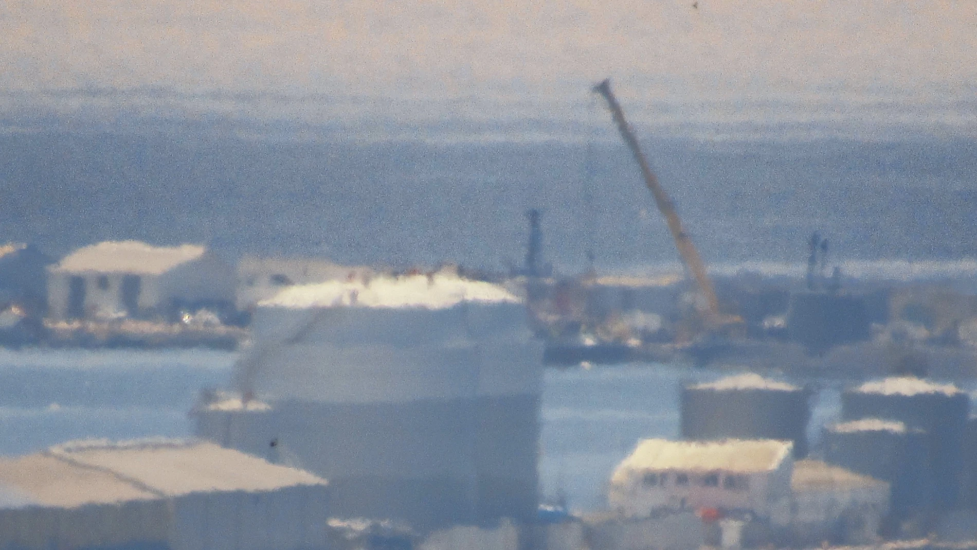 Atraque del submarino de propulsión nuclear
