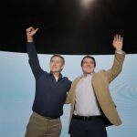 Alfonso Fernández Mañueco junto a Alberto Núñez Feijóo