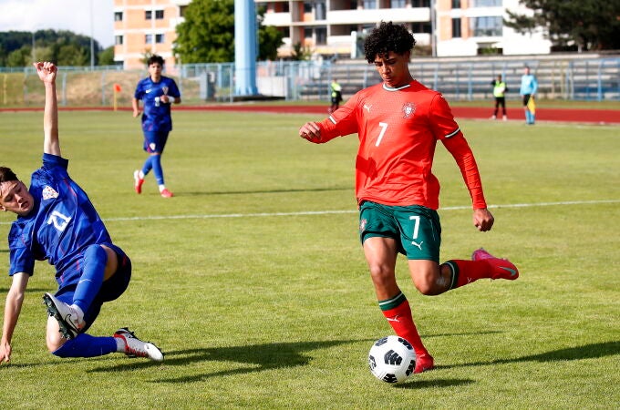 Cristiano Ronaldo Jr. en la final del Torneo Internacional Vlatko Markovic (Portugal vs Croatia)