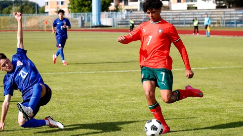 Cristiano Ronaldo Jr. en la final del Torneo Internacional Vlatko Markovic (Portugal vs Croatia)