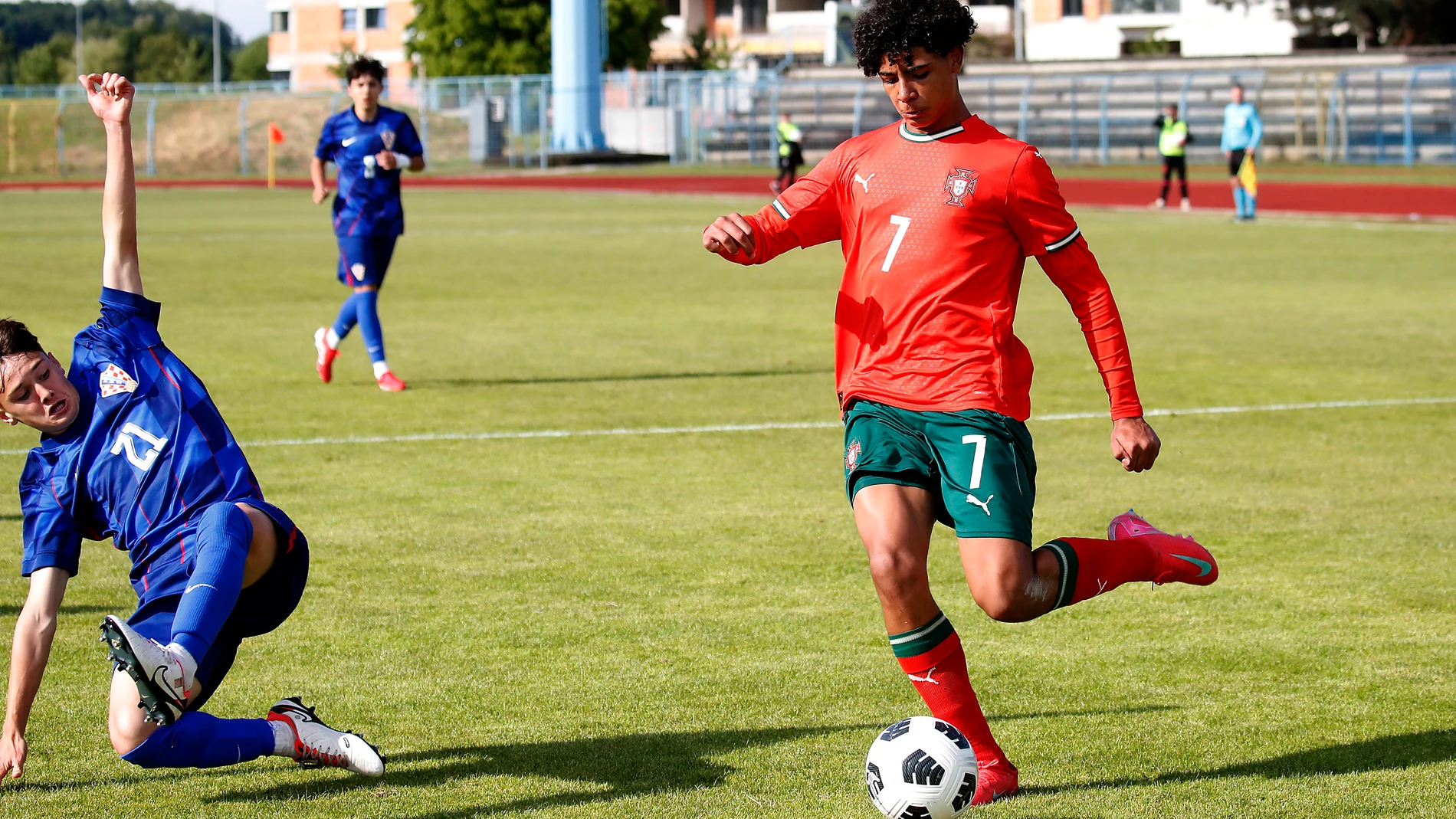 Cristiano Ronaldo Jr. en la final del Torneo Internacional Vlatko Markovic (Portugal vs Croatia)