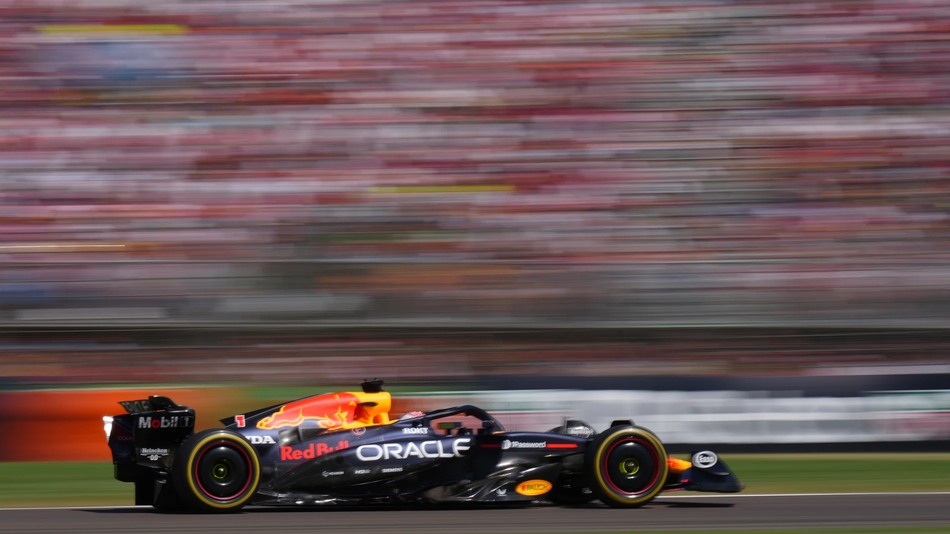 Red Bull driver Max Verstappen of the Netherlands in action during the Italy's Emilia Romagna Formula One Grand Prix, in Imola, Italy, Sunday, May 18, 2025. (AP Photo/Antonio Calanni)