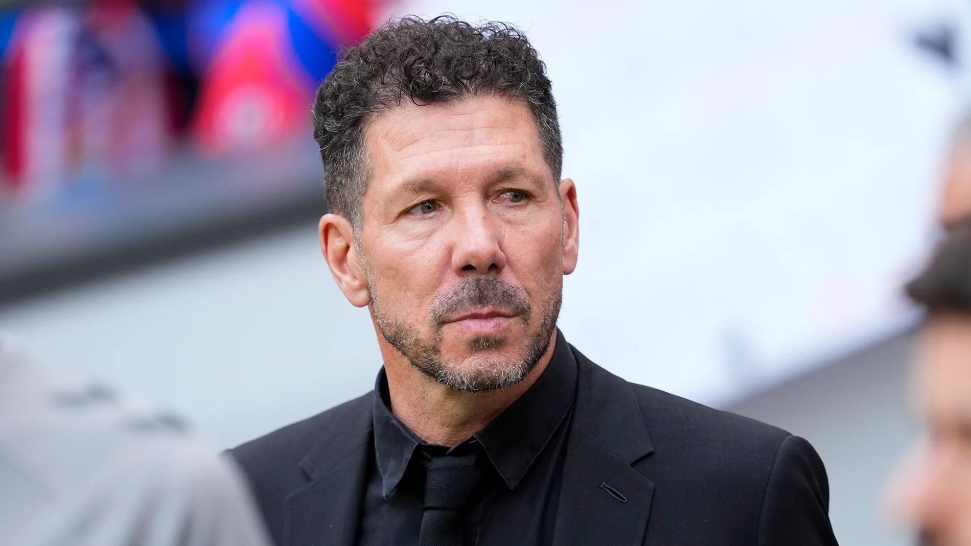 Diego Pablo Simeone, head coach of Atletico de Madrid, looks on during the Spanish League, LaLiga EA Sports, football match played between Atletico de Madrid and Real Betis Balompie at Riyadh Air Metropolitano stadium on May 18, 2025, in Madrid, Spain. AFP7 18/05/2025 ONLY FOR USE IN SPAIN