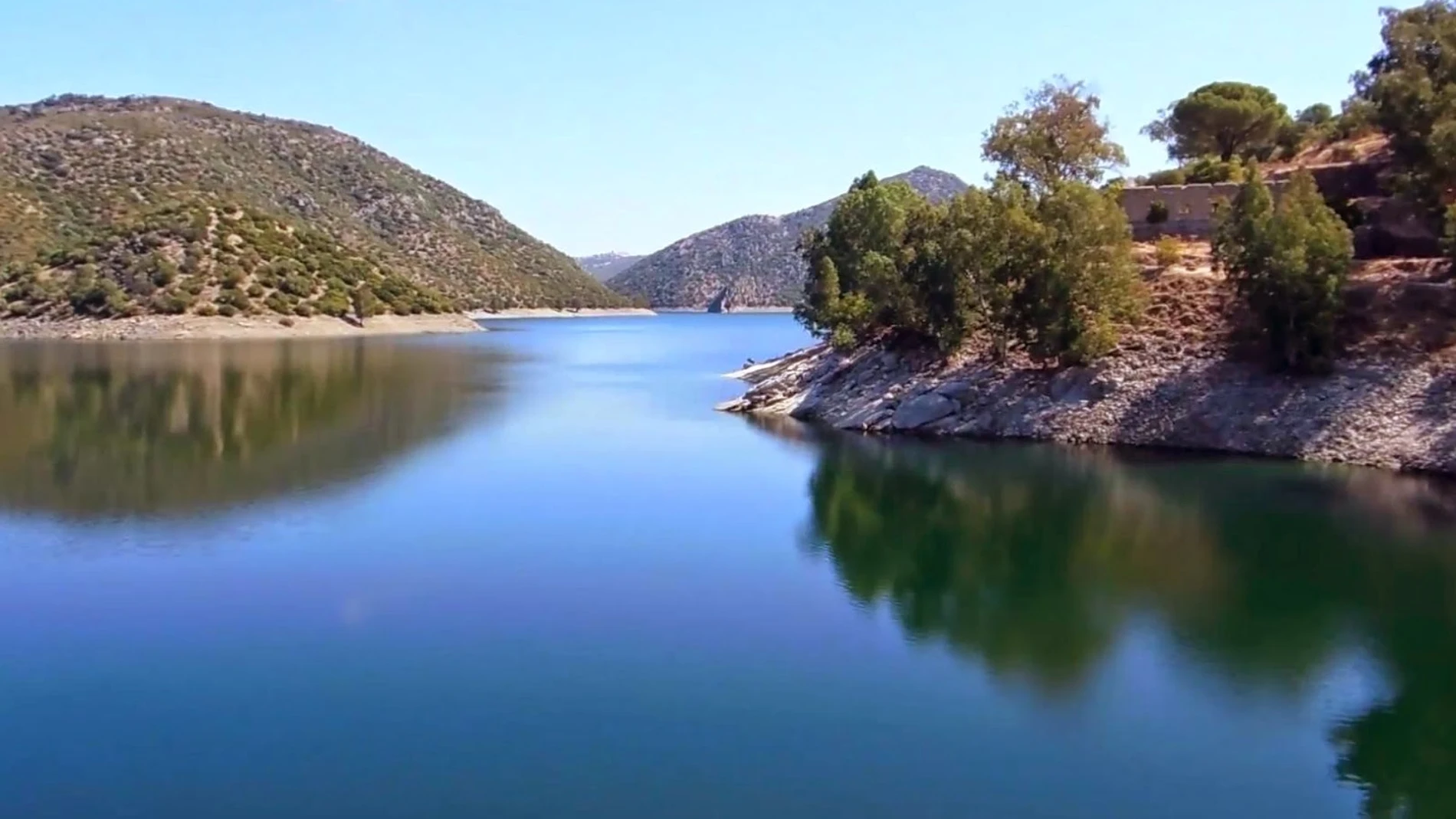 Embalse de Jándula, en Jaén