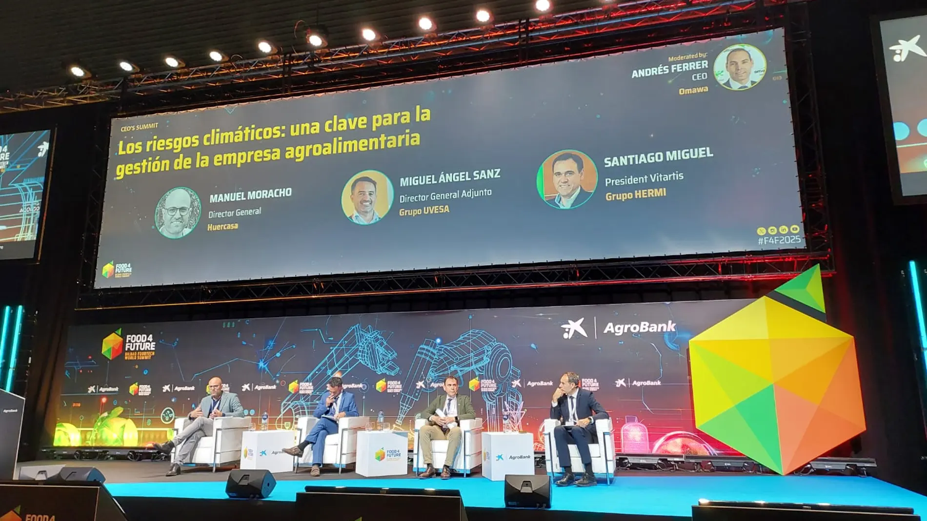Vitartis defiende en ‘Food 4 Future’ que el ‘riesgo climático’ puede convertirse en una oportunidad para mejorar la competitividad