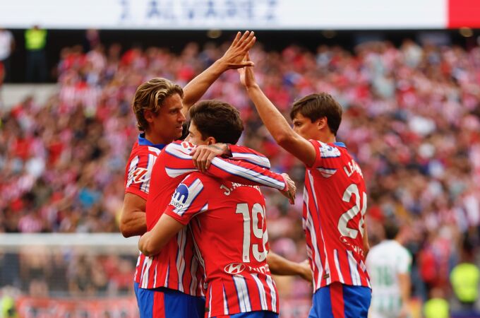Encuentro de liga entre el Atlético de Madrid y El Real Betis.