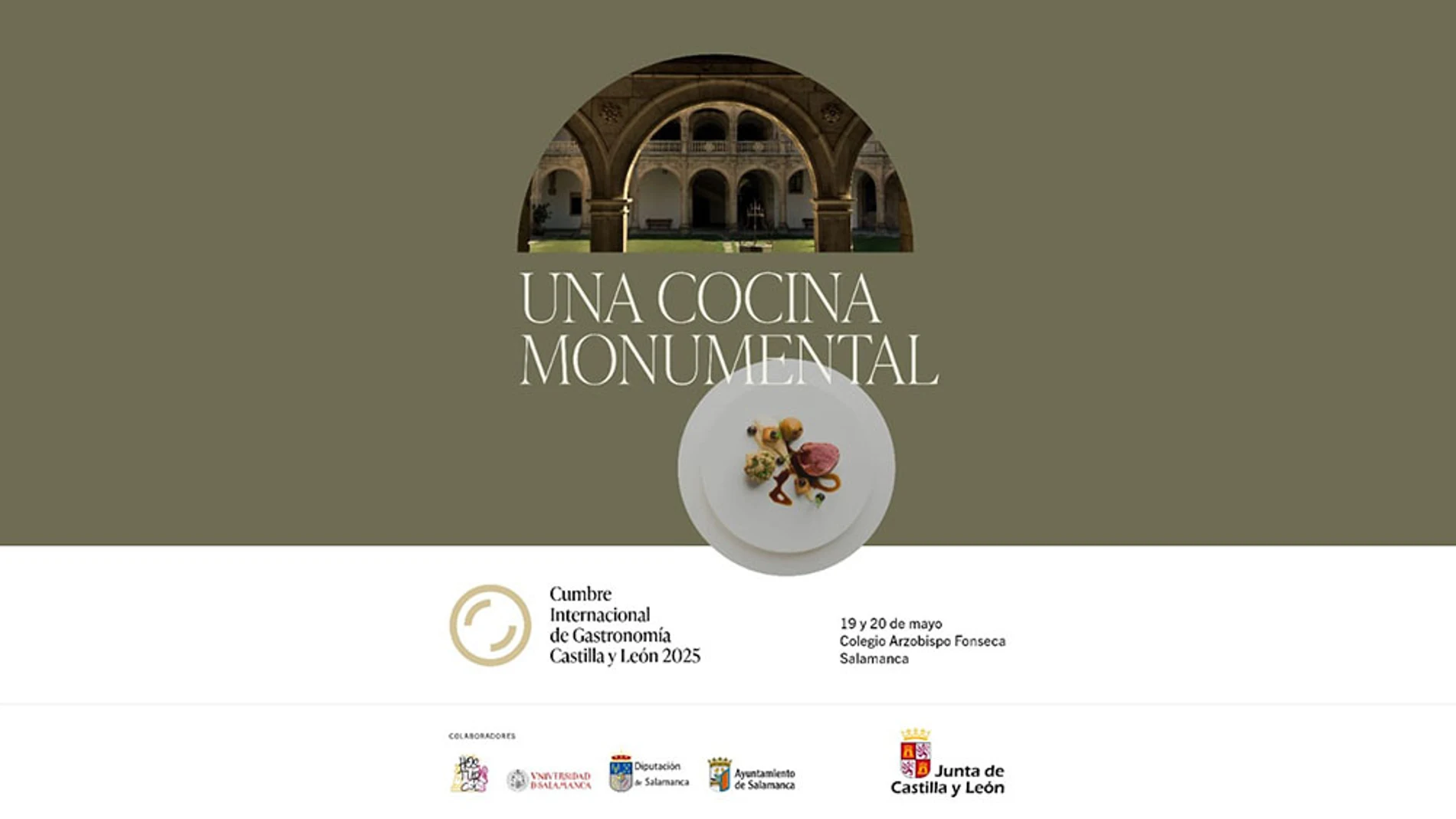 Cartel de la cumbre internacional que se celebra en Salamanca