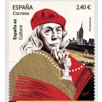Imagen del sello conmemorativo el centenario