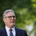Britain's Prime Minister Starmer hosts reception for UK and EU businesses at Downing Street