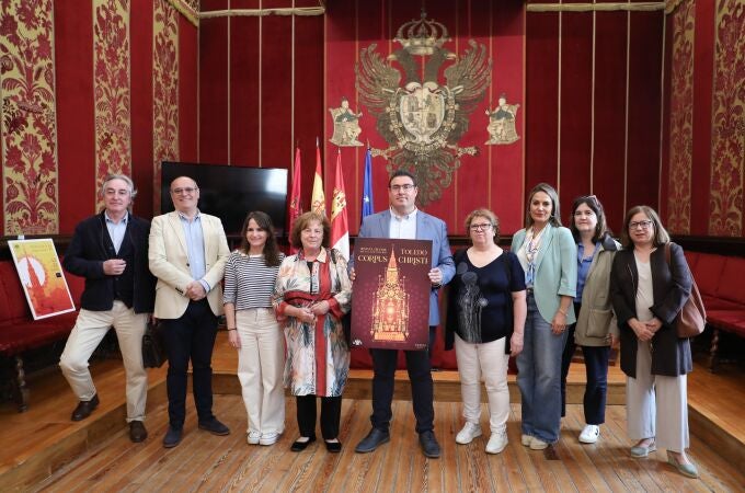 Así es el cartel del Corpus Christi de Toledo, obra de Juan Diego Ingelmo