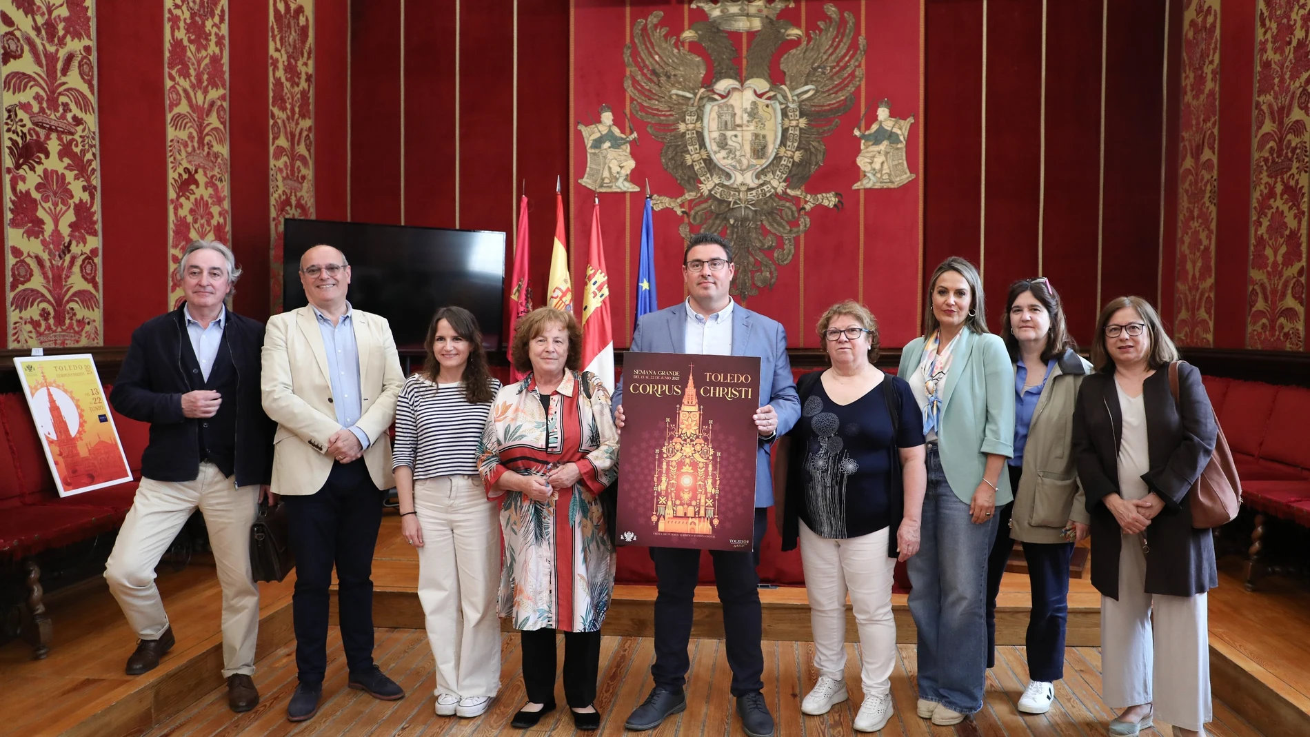 Así es el cartel del Corpus Christi de Toledo, obra de Juan Diego Ingelmo