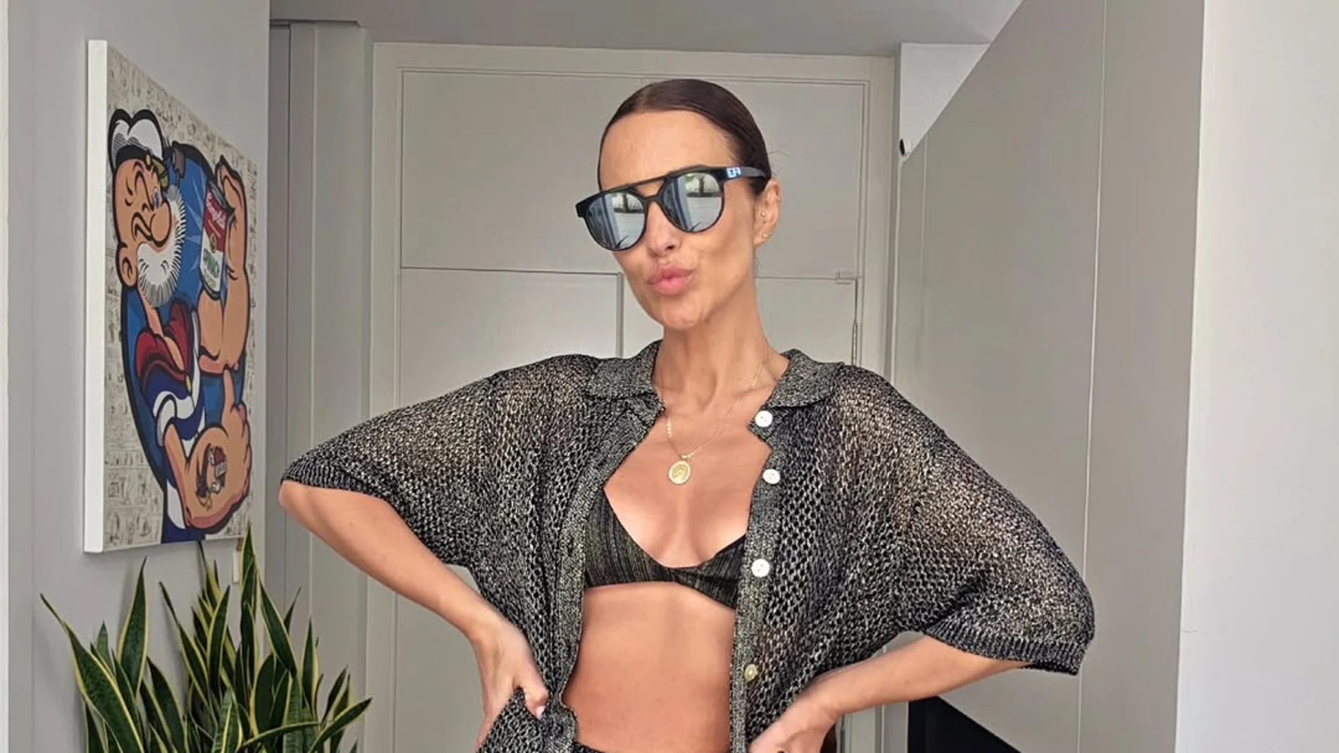 Paula Echevarría presume de cuerpazo en bikini.