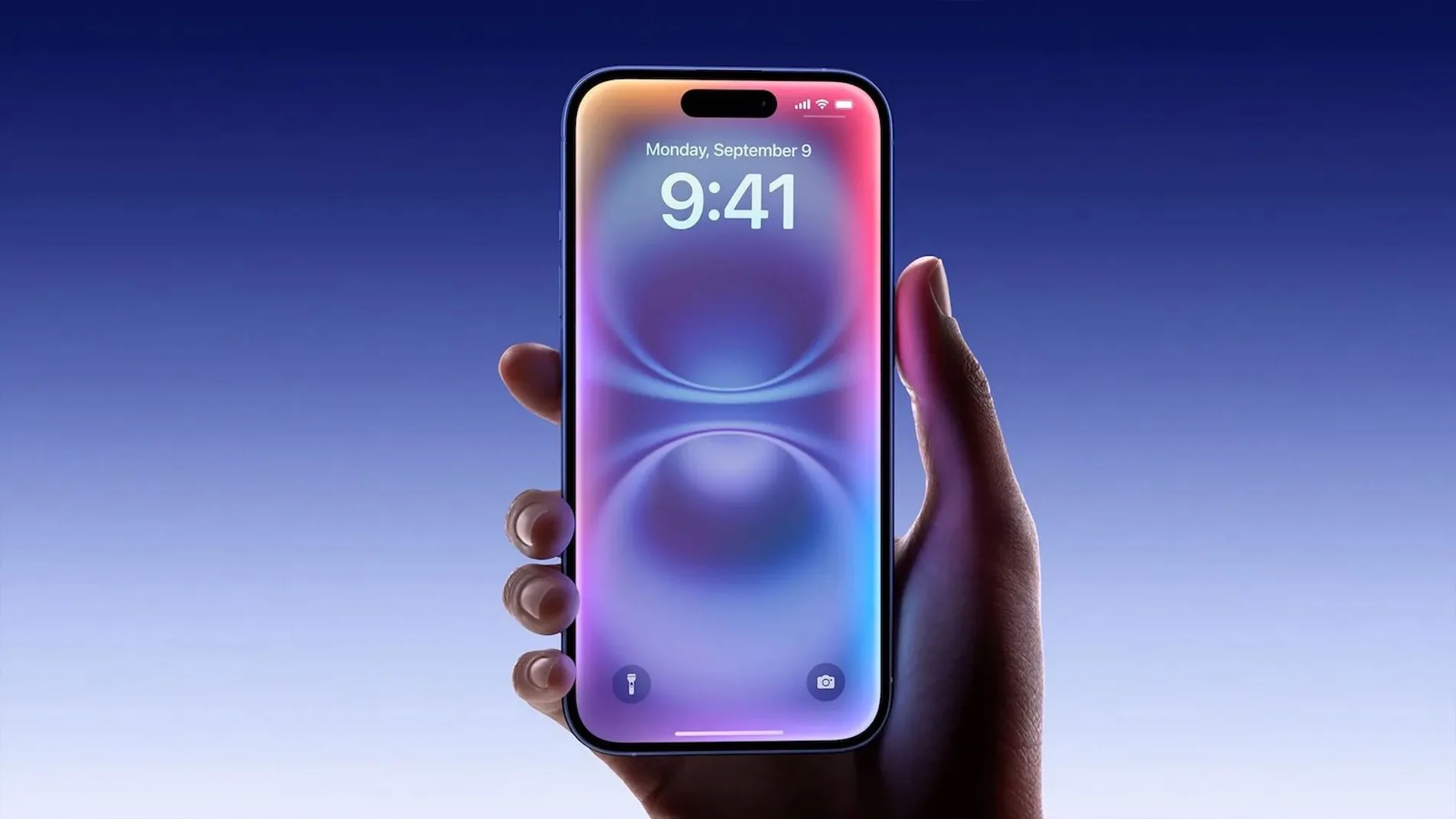 Siri en un iPhone 16