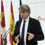Carlos Martínez durante la rueda de prensa ofrecida