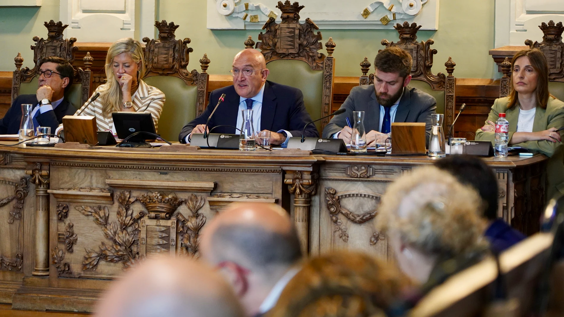 Jesús Julio Carnero durante su intervención en el Pleno sobre el Estado de la Ciudad