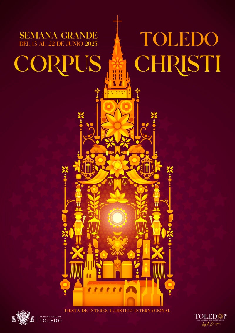 Cartel anunciador Corpus Christi Toledo