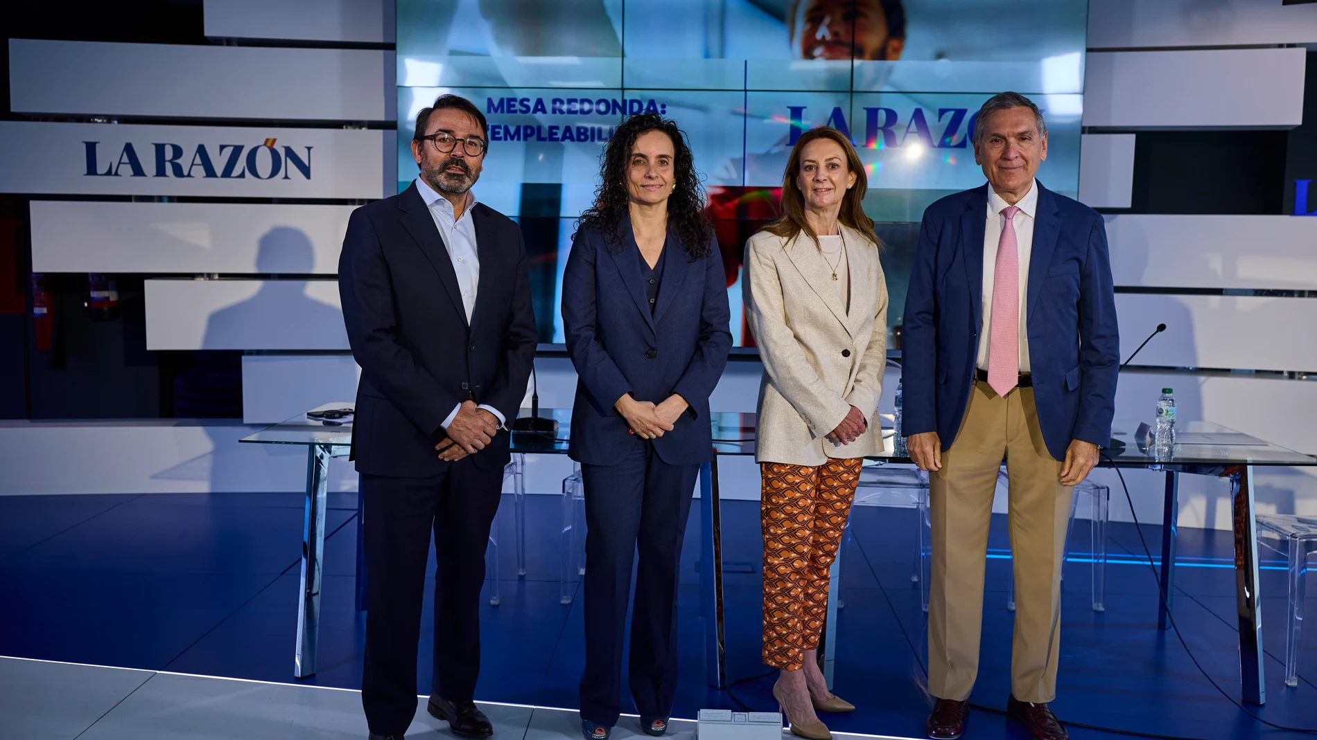David Baulenas, Olga Ginés, Esther Estepa y Tomás Chivato, ponentes de la mesa redonda